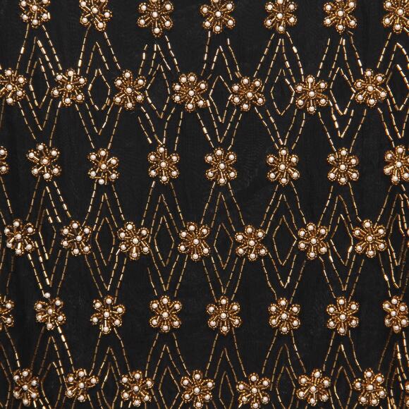 Vintage Nipon Night Beaded Evening Jacket Size Medium 80s - Picture 6 of 8